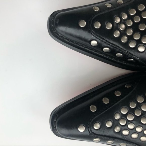 Harley Davidson Studded Western Leather Boots 5 - Picture 8 of 8